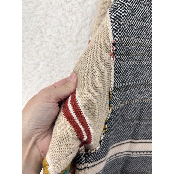 Free People Desert Rose Sweater Women’s Small Longhorn Embroidered Boho Western - Picture 9 of 9